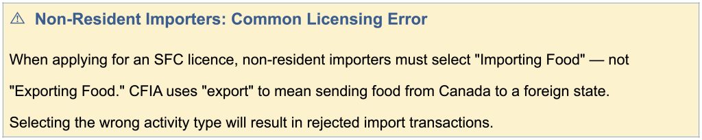 Non-Resident Importer